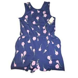 NEW Tea collection reversible romper inca floral romper size 16